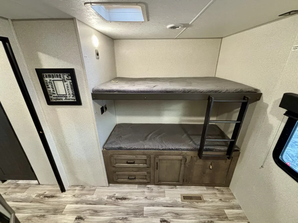 bunk bed in RV